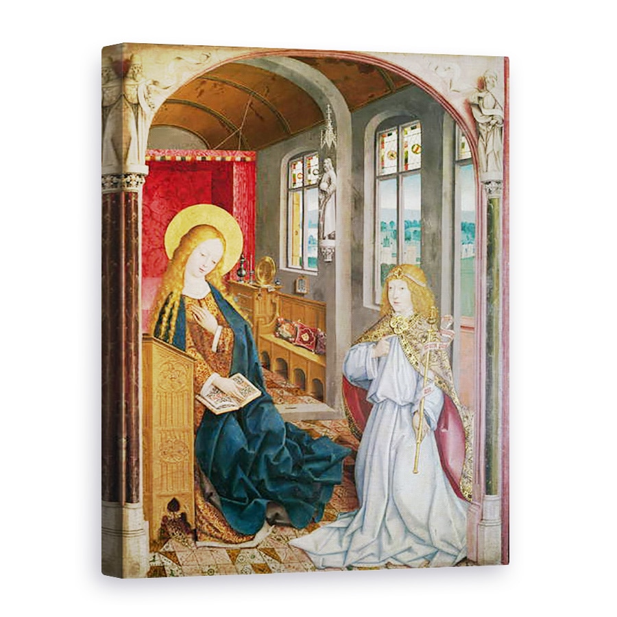 Tablou canvas - Master of Liesborn - Buna Vestire, 50 x 70 cm