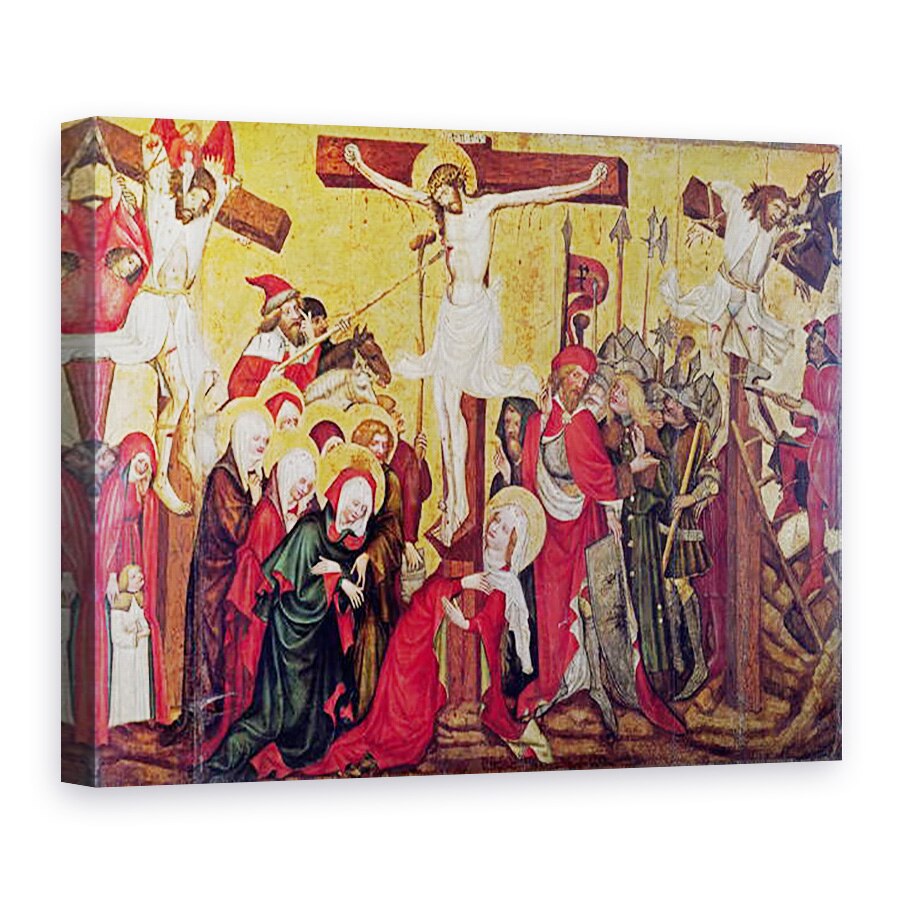 Tablou canvas - Master of Raigern - Altarpiece Rajhrad, 50 x 70 cm