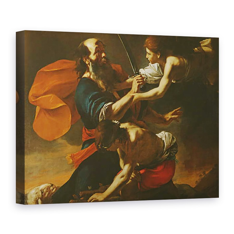 Tablou canvas - Mattia Preti - Sacrificiul lui Isaac, 75 x 100 cm
