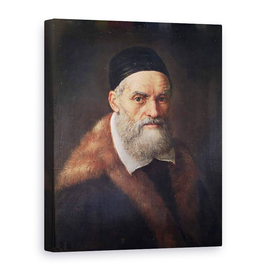 Tablou canvas - Jacopo Bassano - Autoportret, 60 x 80 cm