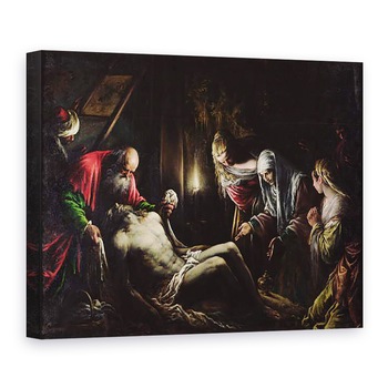 Tablou canvas - Jacopo Bassano - Depozitia, 50 x 70 cm Tablou canvas - Jacopo Bassano - Depozitia, 50 x 70 cm