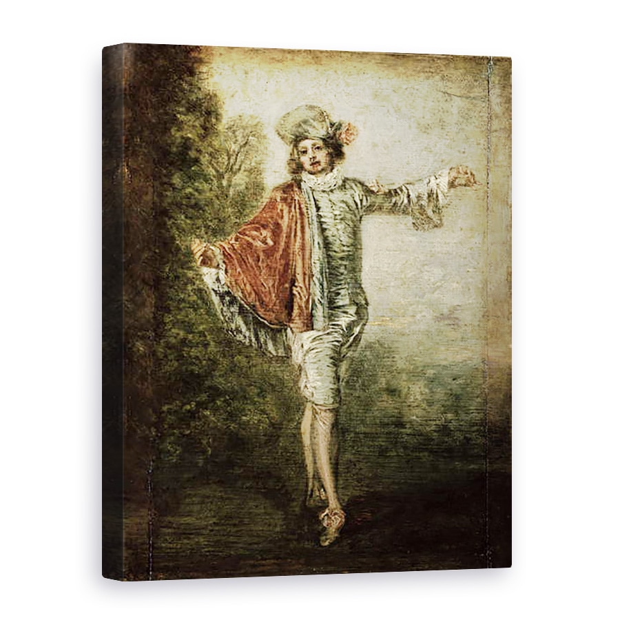 Tablou canvas - Jean Antoine Watteau - LIndifferent, 75 x 100 cm