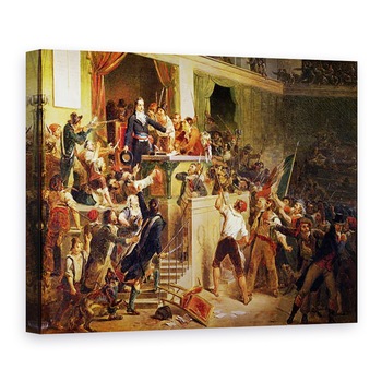 Tablou canvas - Jean Alphonse Roehn - Francois Boissy dAnglas 1756-1826 Salutandu-l pe seful adjunctului Jean Feraud 1758-95 1 Priarial An III 20 mai 1795 1831, 50 x 70 cm Tablou canvas - Jean Alphonse Roehn - Francois Boissy dAnglas 1756-1826 Salutandu-l pe seful adjunctului Jean Feraud 1758-95 1 Priarial An III 20 mai 1795 1831, 50 x 70 cm