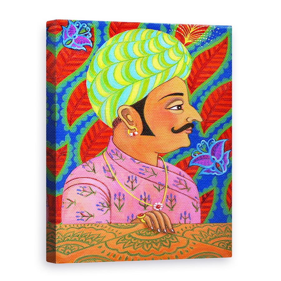 Tablou canvas - Jane Tattersfield - Maharaja cu fluturi, 2011, 60 x 80 cm