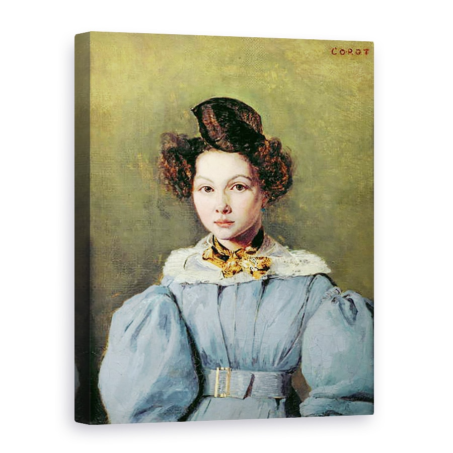 Tablou canvas - Jean Baptiste Camille Corot - Marie Louise Sennegon, 60 x 80 cm