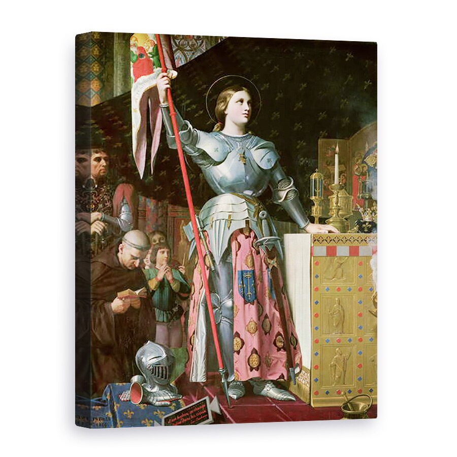 Tablou canvas - Jean Auguste Dominique Ingres - Ioana dArc 1412-31 la incoronarea regelui Carol al VII-lea 1403-61 17 iulie 1429, 60 x 80 cm