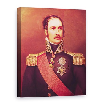 Tablou canvas - Jacques Louis David - Portretul Printului Eugene de Beauharnais 1781-1824 Vicerege al Italiei si Duce de Leuchtenberg, 75 x 100 cm Tablou canvas - Jacques Louis David - Portretul Printului Eugene de Beauharnais 1781-1824 Vicerege al Italiei si Duce de Leuchtenberg, 75 x 100 cm