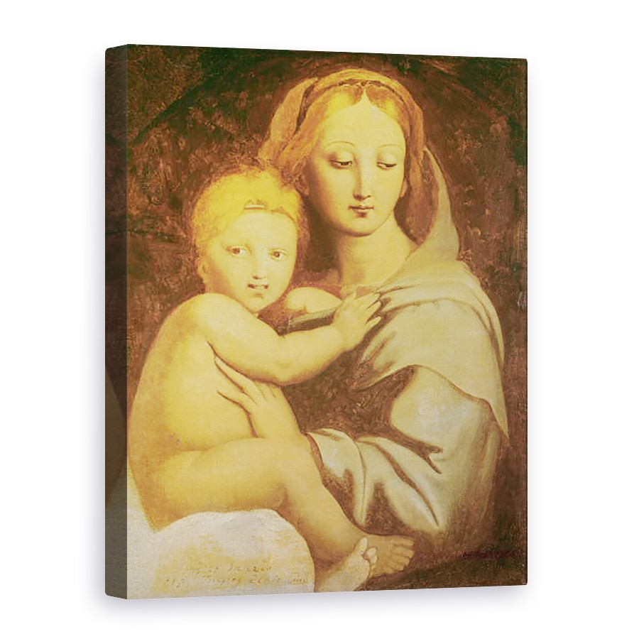 Tablou canvas - Jean Auguste Dominique Ingres - Madonna din Candelabru, 60 x 80 cm
