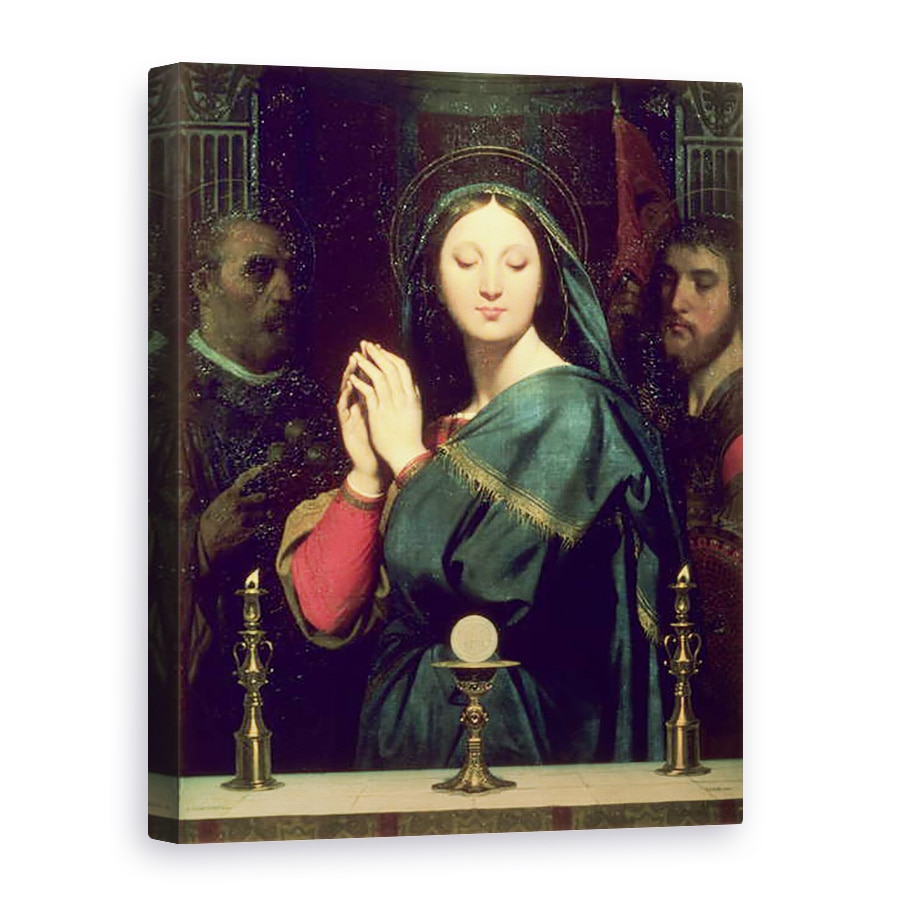 Tablou canvas - Jean Auguste Dominique Ingres - Fecioara cu gazda, 50 x 70 cm