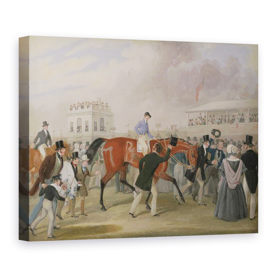 Tablou canvas - James Pollard - Animalele de companie Derby, Castigatorul, 75 x 100 cm