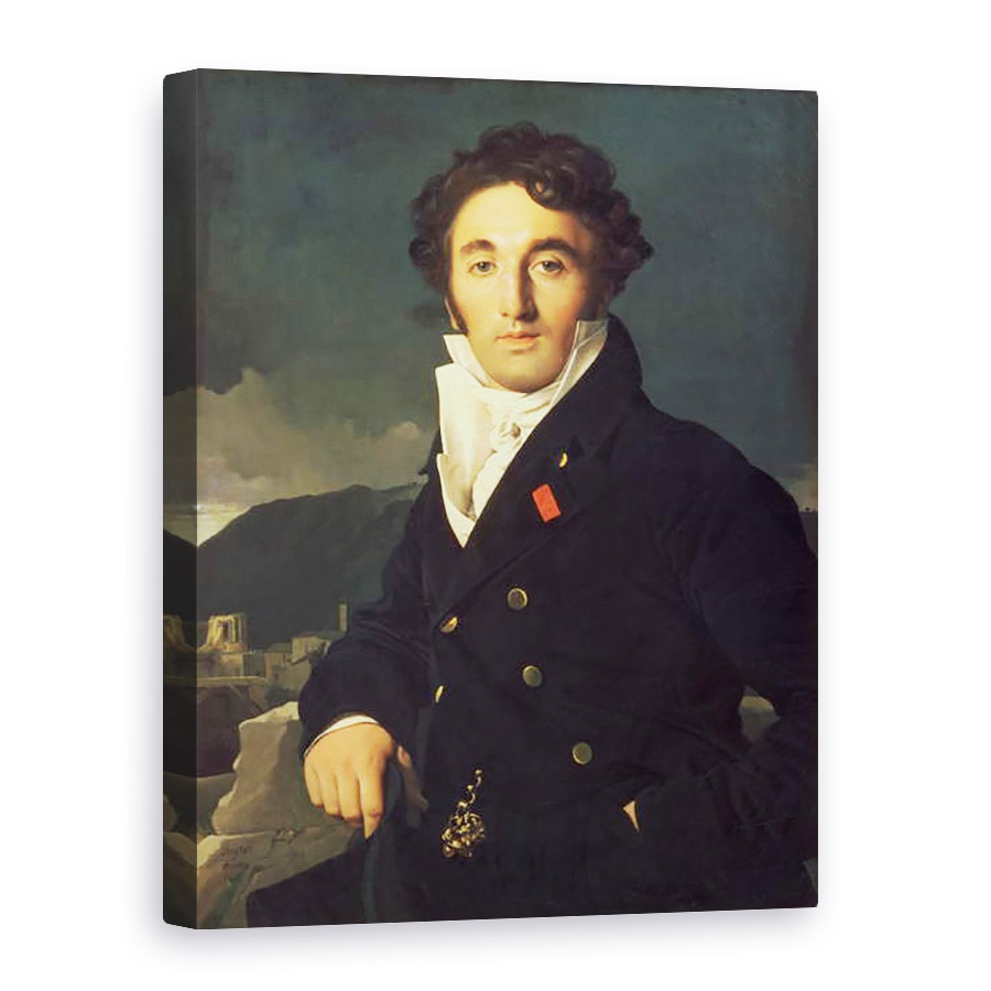 Tablou canvas - Jean Auguste Dominique Ingres - Portretul lui Charles Cordier 1777-1870 1811, 60 x 80 cm