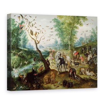 Tablou canvas - Jan Brueghel the Elder - Arca lui Noe, 75 x 100 cm Tablou canvas - Jan Brueghel the Elder - Arca lui Noe, 75 x 100 cm