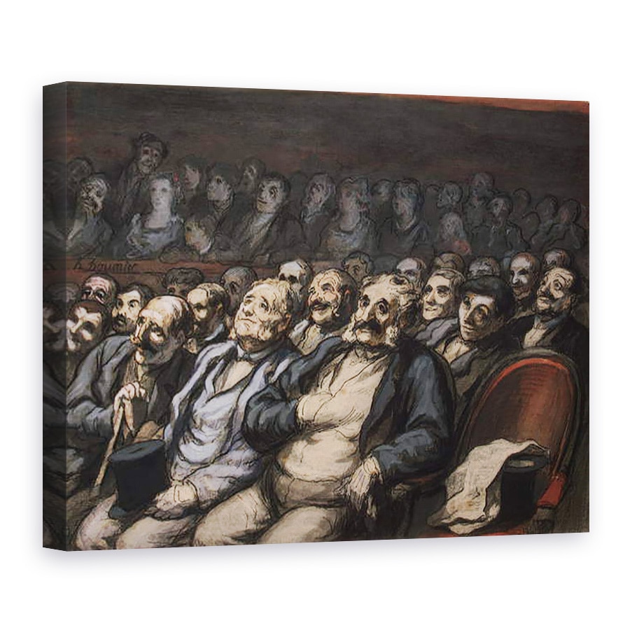 Tablou canvas - Honore Daumier - Seat Orchestra, 75 x 100 cm