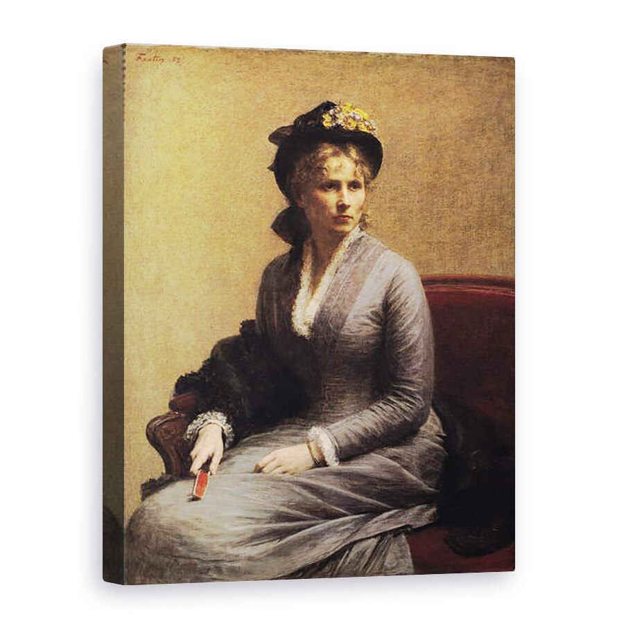 Tablou canvas - Ignace Henri Jean Fantin-Latour - Charlotte Dubourg 1850-1921 1882, 50 x 70 cm