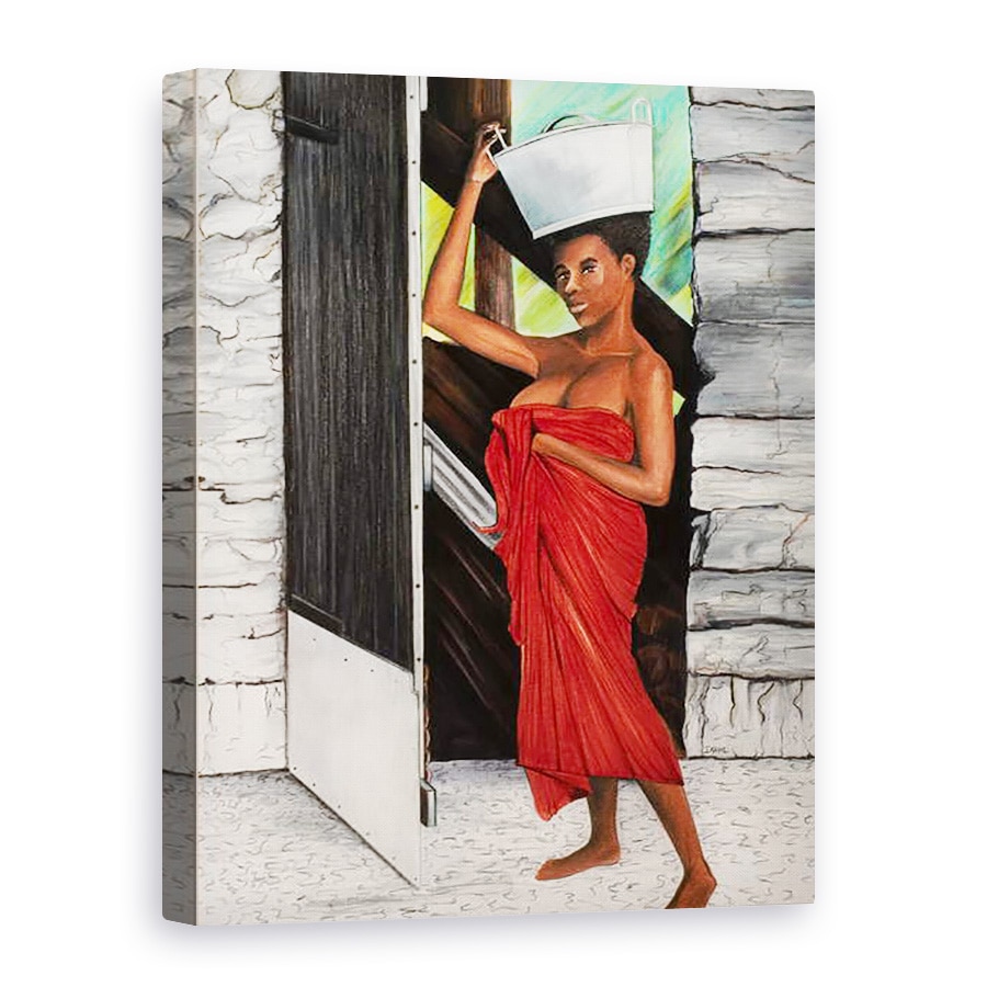 Tablou canvas - Ikahl Beckford - Drapat in rosu, 75 x 100 cm