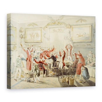 Tablou canvas - Henry Thomas Alken - Vanatoare de vulpi, Toastul, 60 x 80 cm Tablou canvas - Henry Thomas Alken - Vanatoare de vulpi, Toastul, 60 x 80 cm