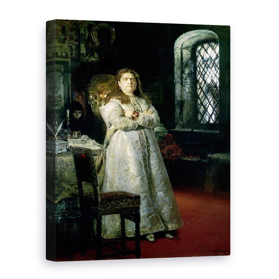 Tablou canvas - Ilya Efimovich Repin - tarevna Sophia Alexeevna 1657-1704 in Manastirea Novodevitchy, 50 x 70 cm