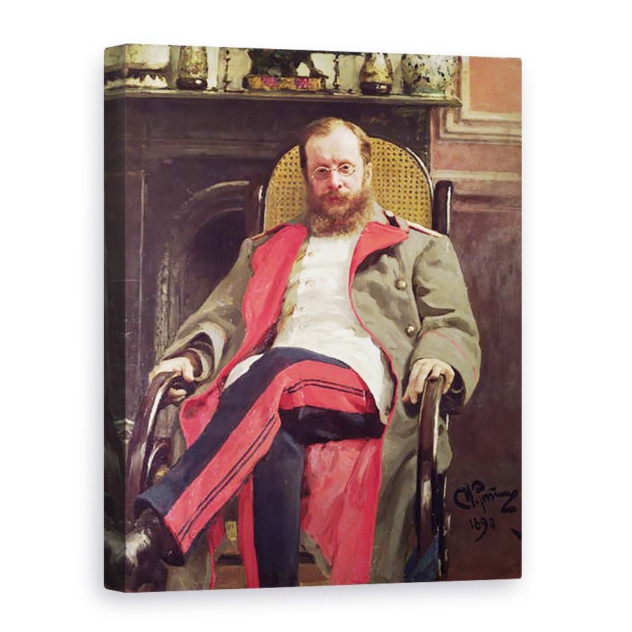 Tablou canvas - Ilya Efimovich Repin - Portret De Cesar Cui, 75 x 100 cm