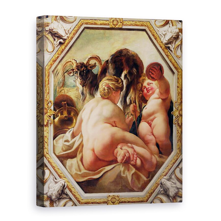 Tablou canvas - Jacob Jordaens - Capricorn, 60 x 80 cm