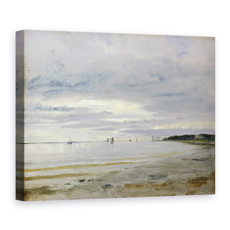 Tablou canvas - Jacob Gensler - Plaja de la Blankenese, 50 x 70 cm