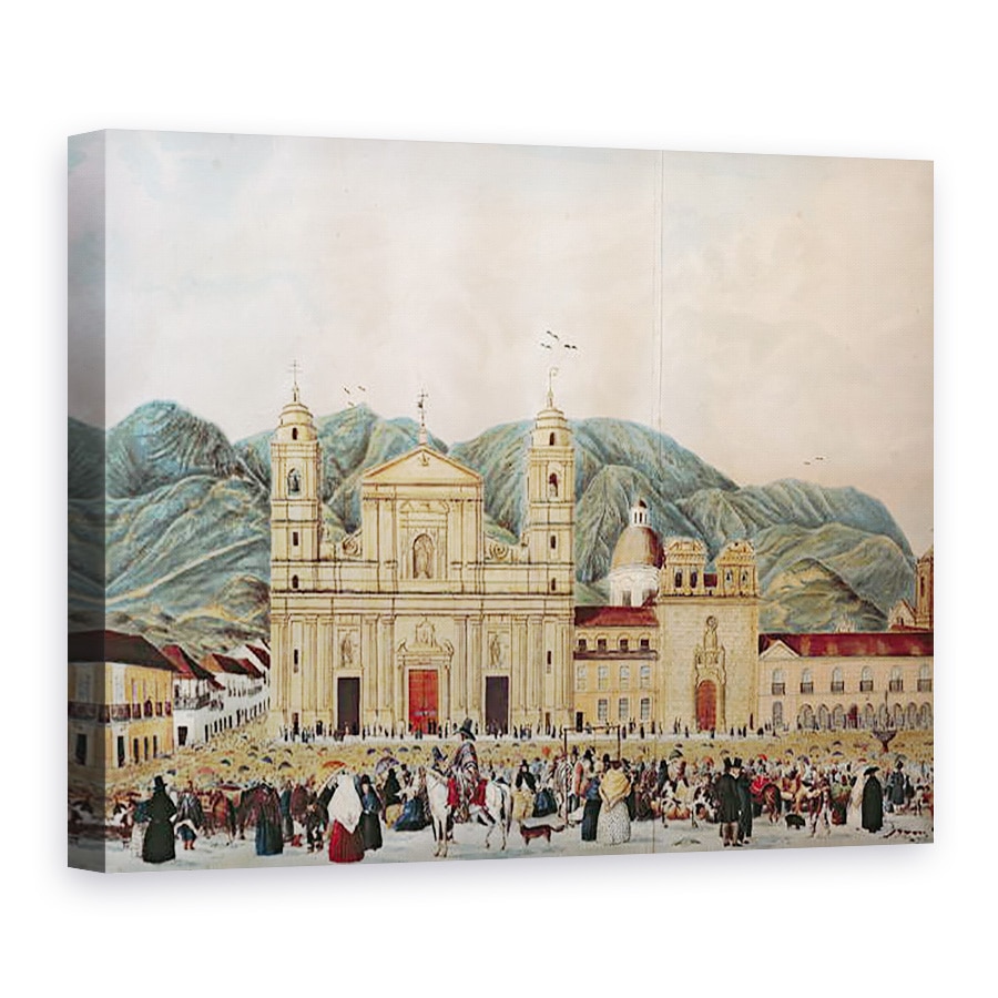 Tablou canvas - J. Castillo - Plaza de Bolivar, Bogota, 60 x 80 cm