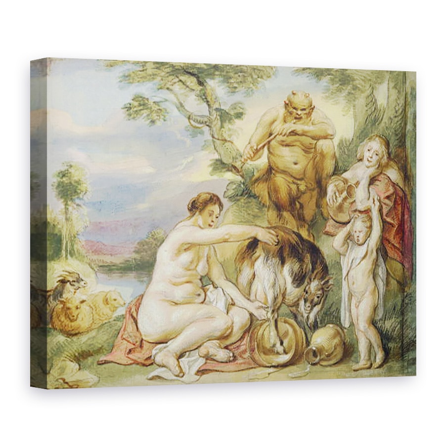 Tablou canvas - Jacob Jordaens - Jupiter ca un copil, 75 x 100 cm