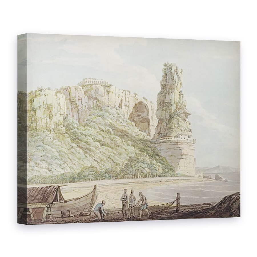 Tablou canvas - Jacob More - O priveliste la Terracina, 75 x 100 cm