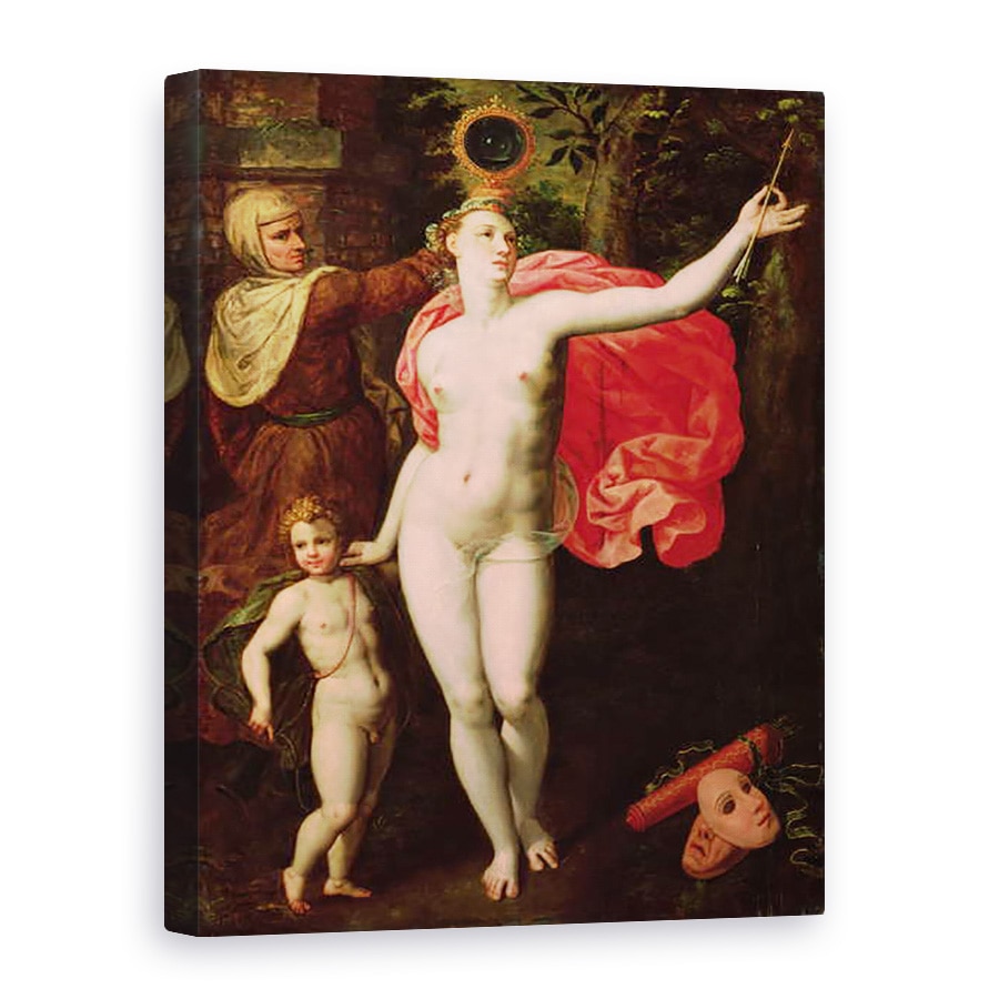 Tablou canvas - Jacques de Backer - Venus si Cupidon I, 75 x 100 cm