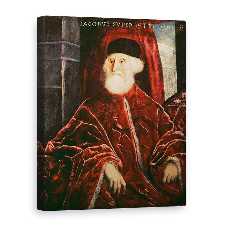 Tablou canvas - Jacopo Robusti Tintoretto - Portretul procuratorului Jacopo Soranzo 1466-1551 1550, 60 x 80 cm