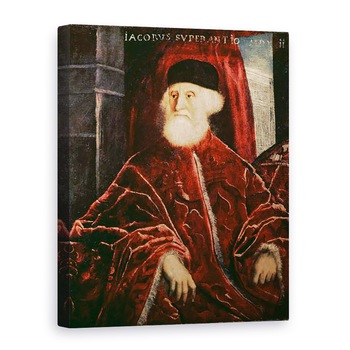 Tablou canvas - Jacopo Robusti Tintoretto - Portretul procuratorului Jacopo Soranzo 1466-1551 1550, 50 x 70 cm Tablou canvas - Jacopo Robusti Tintoretto - Portretul procuratorului Jacopo Soranzo 1466-1551 1550, 50 x 70 cm