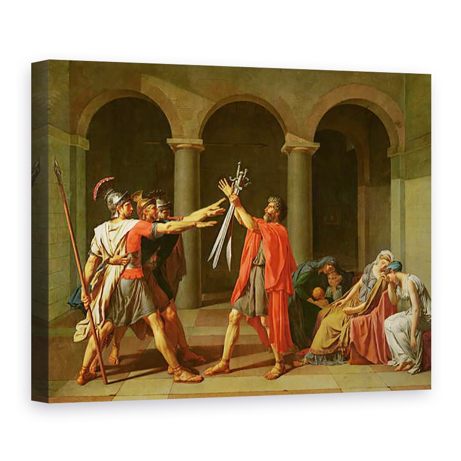 Tablou canvas - Jacques Louis David - Juramantul lui Horatii I, 75 x 100 cm