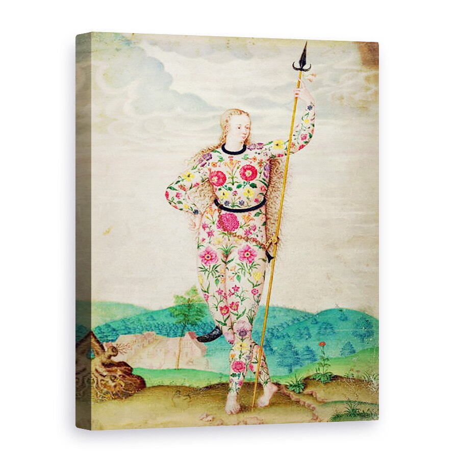 Tablou canvas - Jacques de Morgues Le Moyne - O tanara fiica a picturilor, 50 x 70 cm