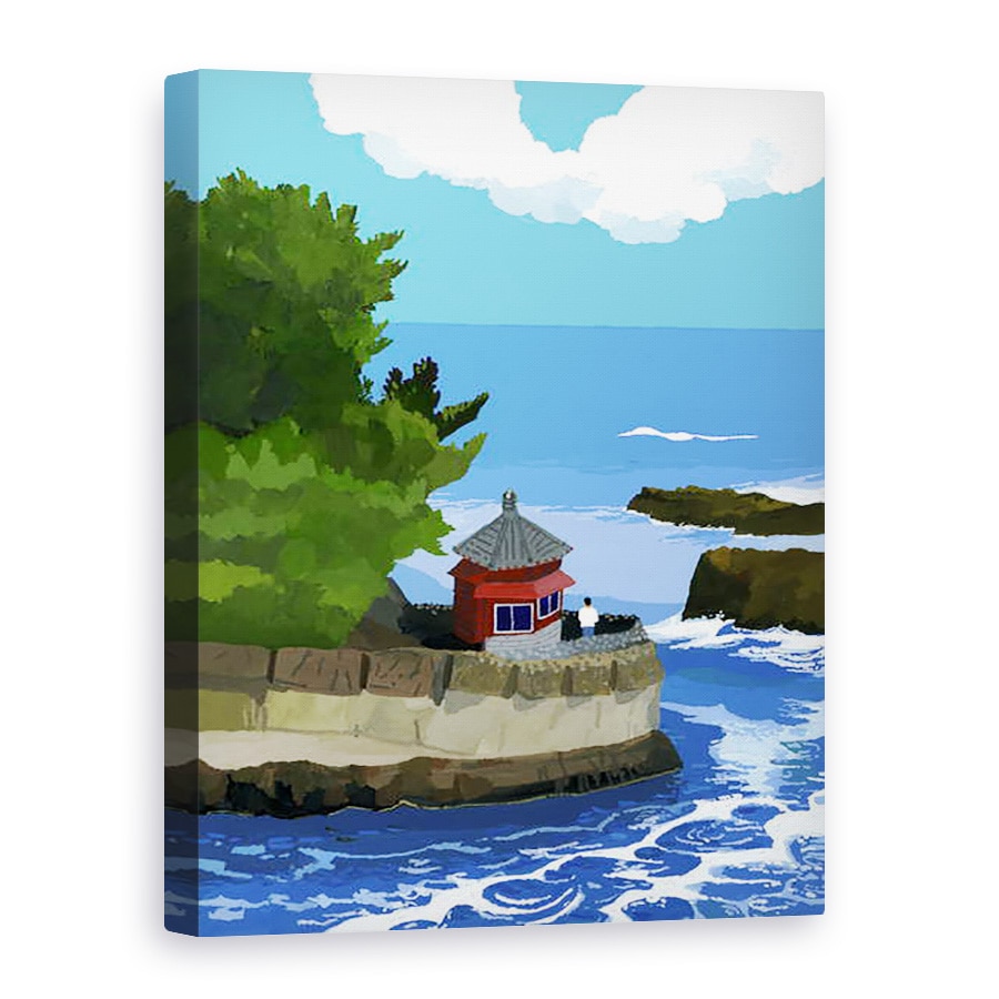Tablou canvas - Hiroyuki Izutsu - Resedinta artistului japonez Tenshin Okakura Izura Rokkakudo, 75 x 100 cm