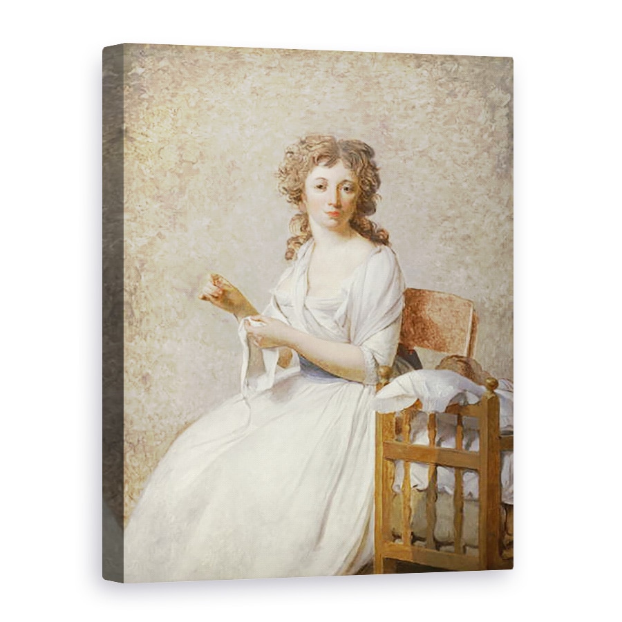 Tablou canvas - Jacques Louis David - Madame de Pastoret si Fiul ei, 75 x 100 cm