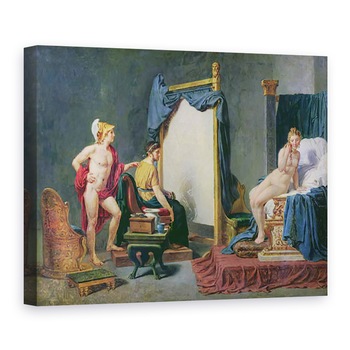 Tablou canvas - Jacques Louis David - Apelles Pictura Campaspe in prezenta lui Alexandru cel Mare 356-323 i.Hr., 60 x 80 cm Tablou canvas - Jacques Louis David - Apelles Pictura Campaspe in prezenta lui Alexandru cel Mare 356-323 i.Hr., 60 x 80 cm