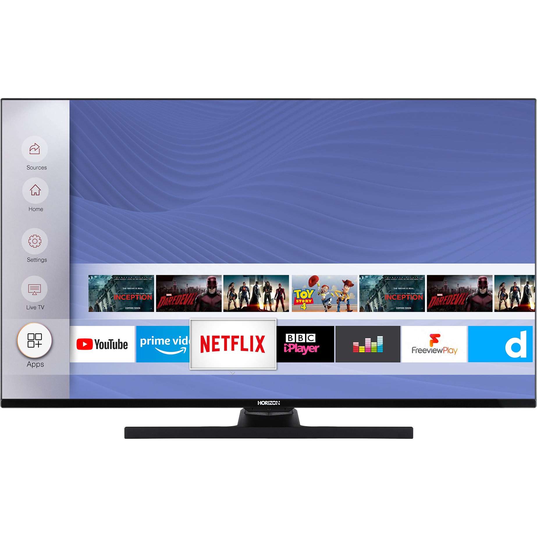 Televizor HORIZON 43HL8530U/B, 108 cm, Smart, 4K Ultra HD, LED, Clasa G