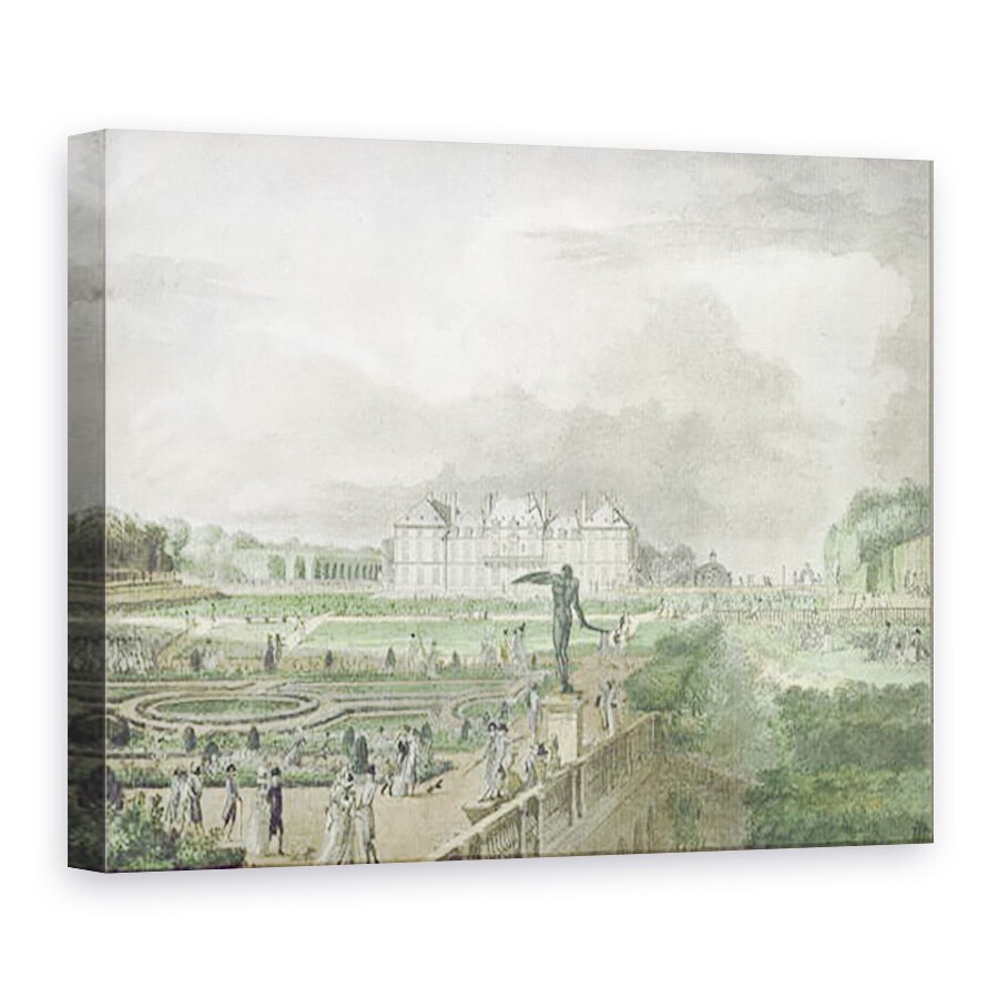 Tablou canvas - Meunier - Castelul si gradina Sceaux, 75 x 100 cm