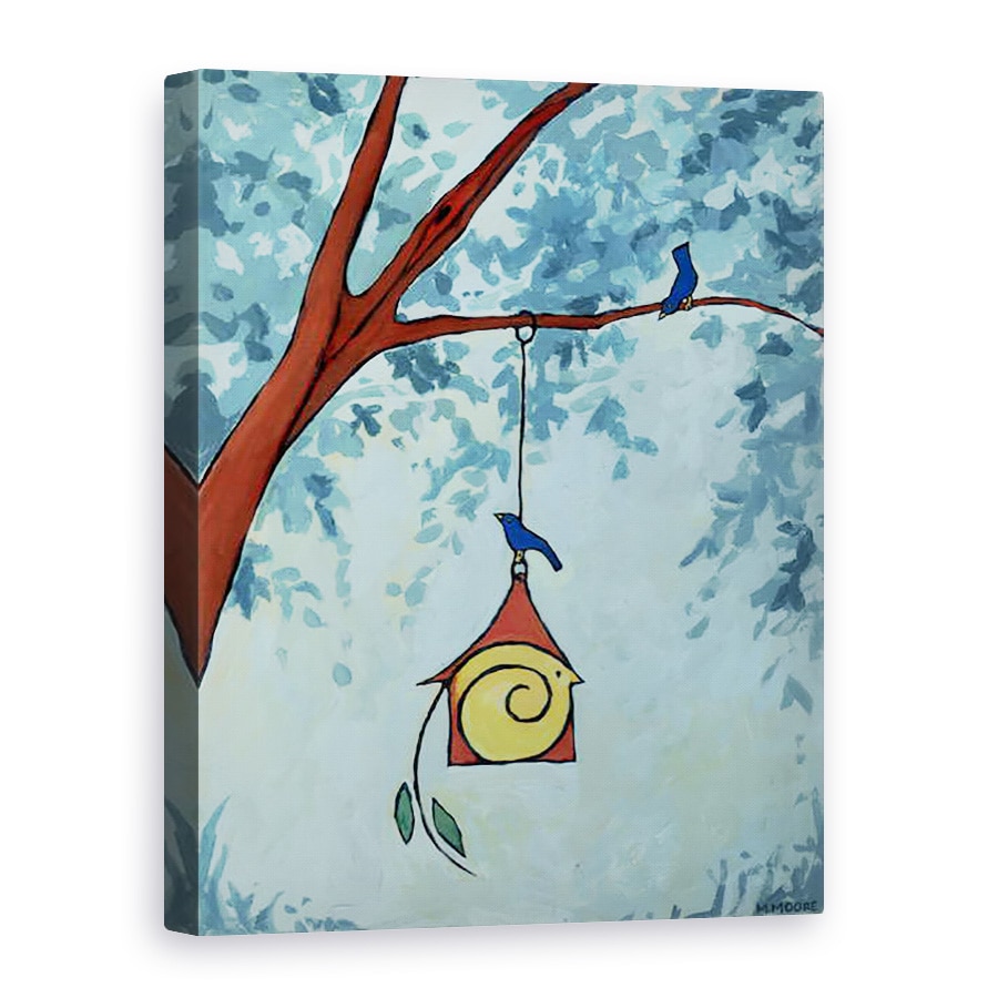 Tablou canvas - Megan Moore - Birdhouse in sufletul tau, 50 x 70 cm