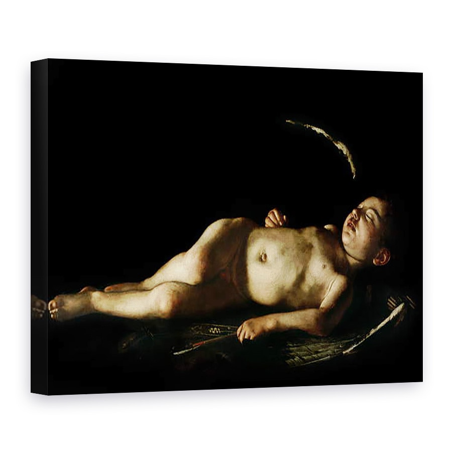Tablou canvas - Michelangelo Merisi da Caravaggio - Cupidon adormit, 60 x 80 cm