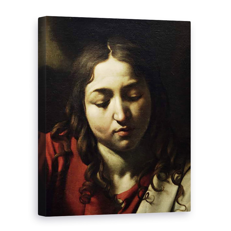 Tablou canvas - Michelangelo Merisi da Caravaggio - Cina de la Emmaus, detaliu VIII, 60 x 80 cm