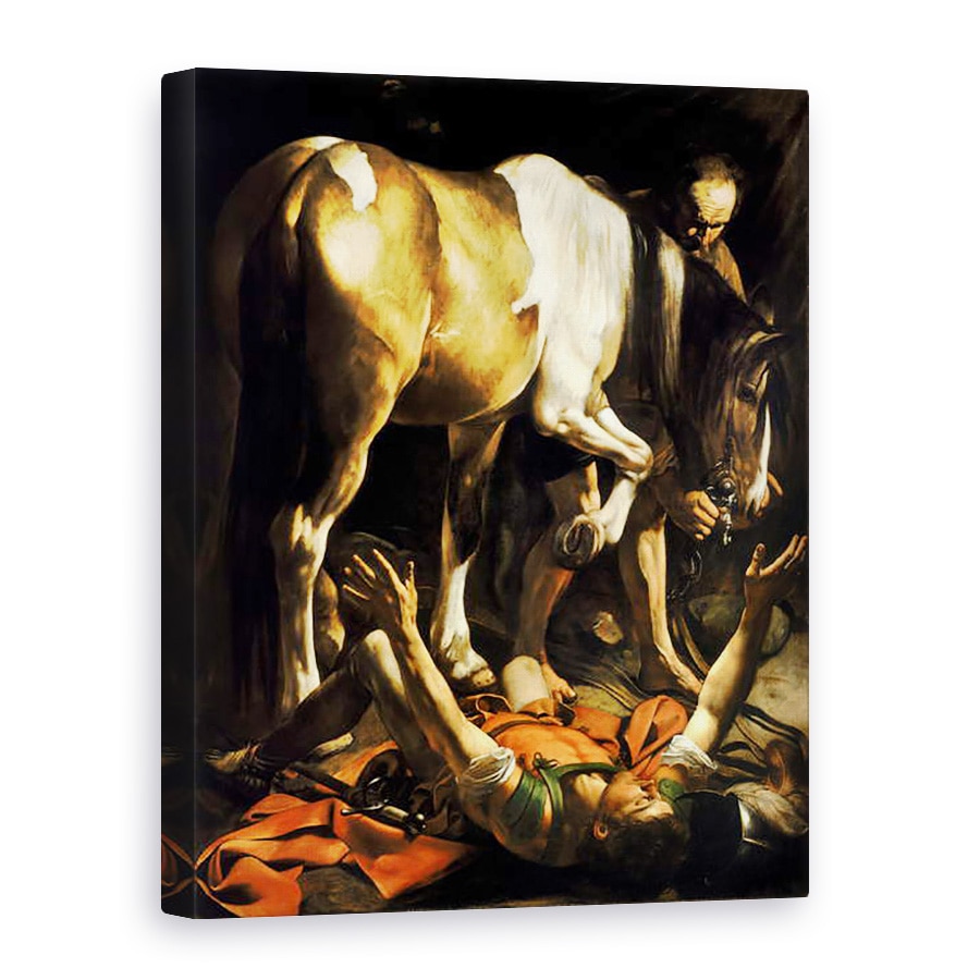 Tablou canvas - Michelangelo Merisi da Caravaggio - Conversia Sfantului Pavel, 50 x 70 cm