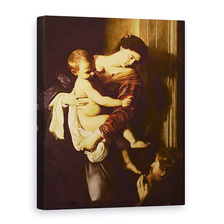 Tablou canvas - Michelangelo Merisi da Caravaggio - Detaliu al Madonnei Pelerinilor, 60 x 80 cm