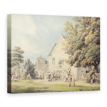 Tablou canvas - Michael Rooker - Un joc de boluri pe verde Bowling in afara Bunch of Grapes Inn, Hurst, 50 x 70 cm Tablou canvas - Michael Rooker - Un joc de boluri pe verde Bowling in afara Bunch of Grapes Inn, Hurst, 50 x 70 cm