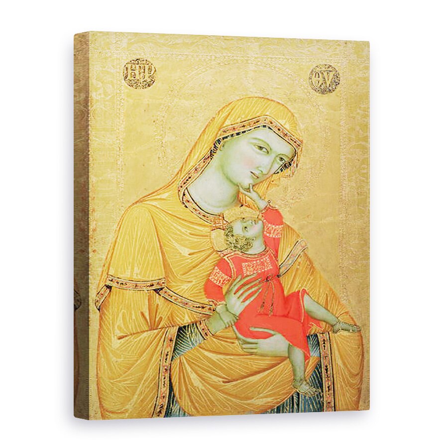 Tablou canvas - Master of the Madonna of Perugia - Virgin si Copil, 60 x 80 cm