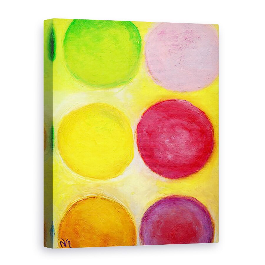 Tablou canvas - Nancy Moniz Charalambous - Punctele Fericit 1, 2014, 50 x 70 cm