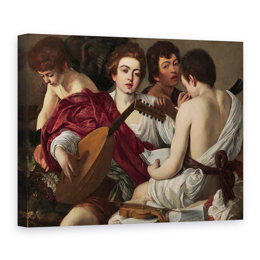 Tablou canvas - Michelangelo Merisi da Caravaggio - Muzicienii, 75 x 100 cm