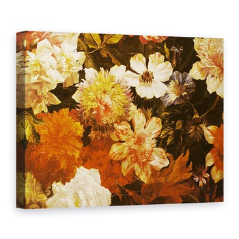 Tablou canvas - Michelangelo Cerquozzi - Detaliu de flori, 75 x 100 cm Tablou canvas - Michelangelo Cerquozzi - Detaliu de flori, 75 x 100 cm