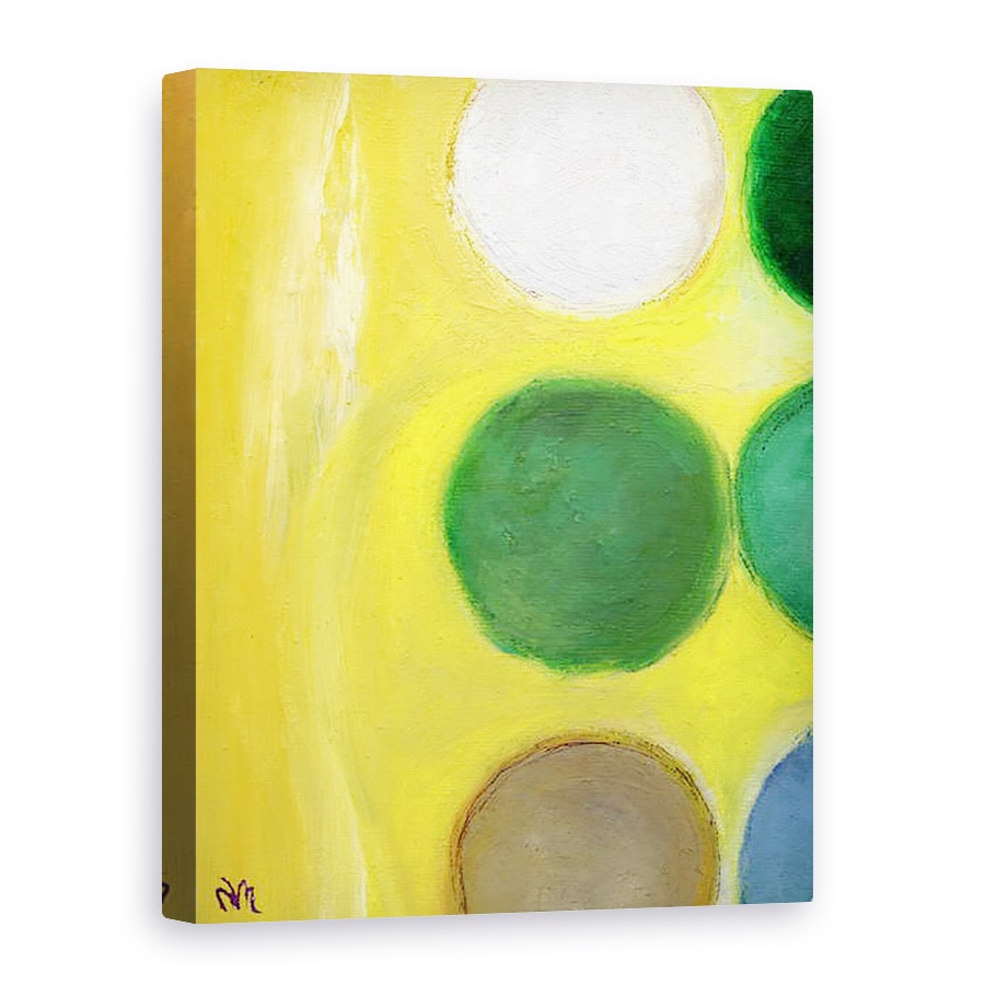 Tablou canvas - Nancy Moniz Charalambous - Punctele Fericit 3, 2014, 50 x 70 cm