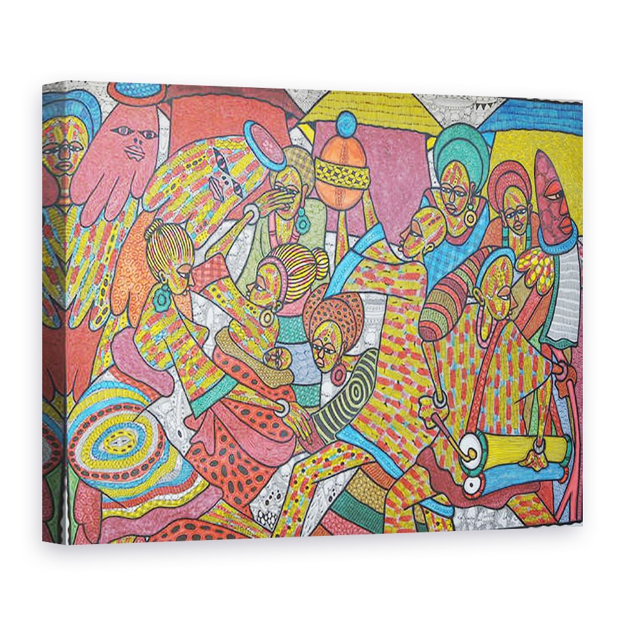 Tablou canvas - Muktair Oladoja - Festival, 75 x 100 cm