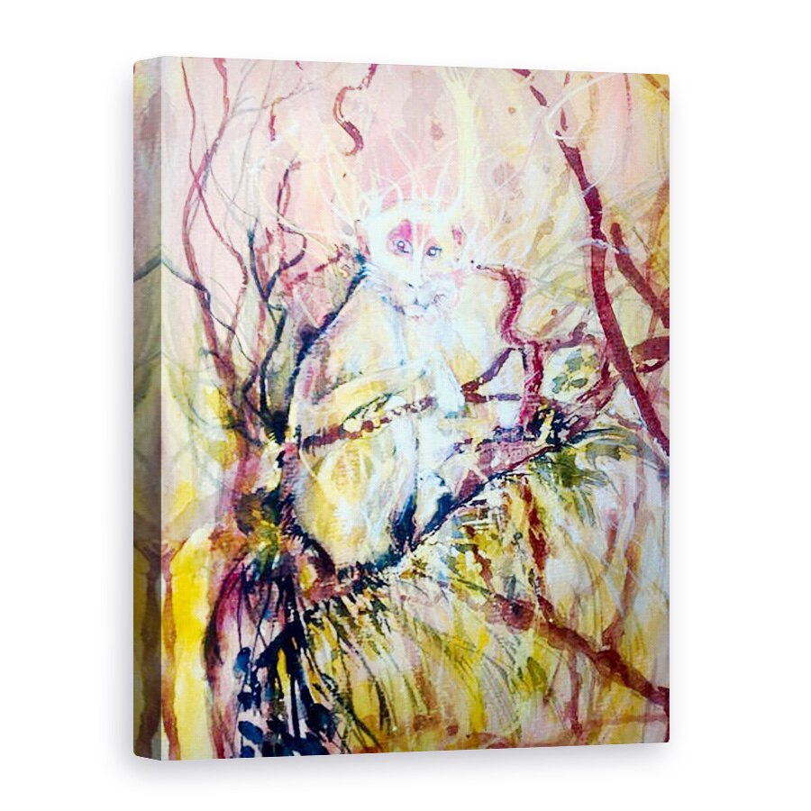 Tablou canvas - Mary Smith - maimuta obraznic, 60 x 80 cm